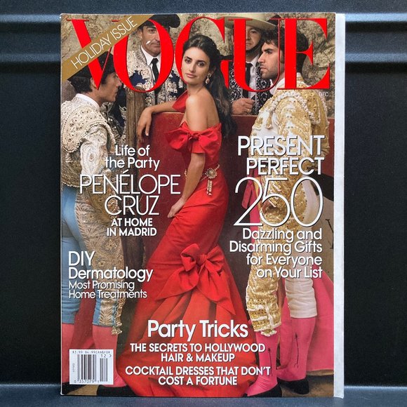 Vogue magazine December 2007 - Penélope Cruz - Picture 1 of 1